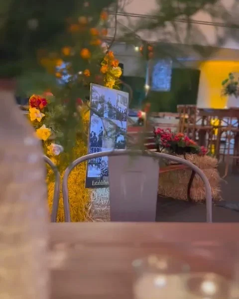 Beautiful event with our Rustic Collection
